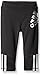 adidas Little Girls' Active Capri Tight Legging, Black, 6