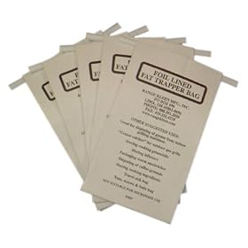 Range Kleen Fat Trapper Foil-Lined Replacement Bags, Pack of 5