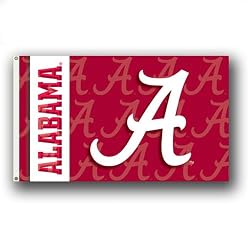 Alabama Tide NCAA 3' x 5' Premium 2-Sided Banner Flag by BSI Products Inc.