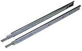 Drawer Slide, Full Extension, 10 in., Zinc, 100 lb. Capacity, Medium Duty