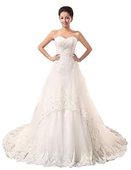 Strapless Polyester/Tulle/Viscose Sweetheart Lace Tiered Sequined Party Dress 