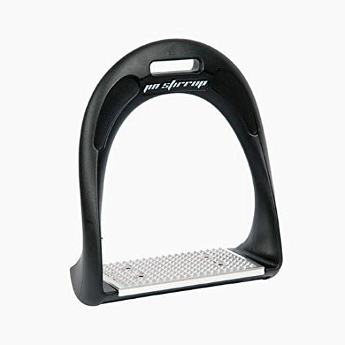EVOL JIN Stirrups - Horse Riding - 100% Certified Product - Made in Italy (Black)