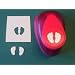 HEYDA Motiv-Locher F�sse, klein, Farbe: rot VE=1