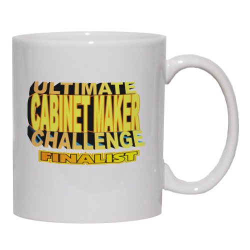 ULTIMATE CABINET MAKER CHALLENGE FINALIST Mug for Coffee / Hot Beverage 15 oz. BLUE