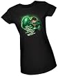 Green Lantern Oath -- Green Lantern Movie Crop Sleeve Fitted Juniors T-Shirt