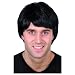 ADULT MENS BLACK GUY WIG MEN'S CHARACTER WIGS SMIFFYS FANCY DRESS COSTUME