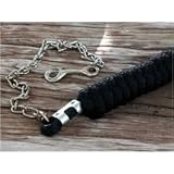 Weaver Poly Lead Ropes with Chain-Black