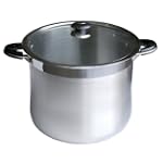 Alpha High Quality Heavy Gage 24 Qt Stainless Steel Stock Pot with Glass Lid By Savezoneusa /Alpha $39.99