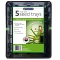 5 Half size seed trays - L 22cm x W 8cm x D 6cm Appx