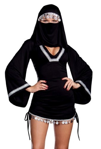 Sexy Middle Eastern Arab Girl Burka Halloween Costume