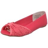 Wanted Shoes Womens Image Open-Toe Flat