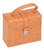 The Athena Jewelry Travel Case in Tangerine