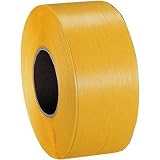 PPバンド(自動梱包機用) Sタイプ 黄(15.5mm×2500m) 黄