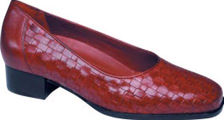 Drew Women's Lucy Slip-on Shoes,Red Calf,5.5 2E