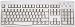 French European - English Ivory USB Keyboard with PS2 adapter.
