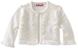 Pink Angel Baby-girls Newborn Ruffle Sweater, White, 3-6 Months