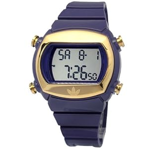 Adidas #ADH6017 Candy Dark Purple Gold Digital Sports Watch