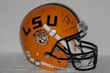 Craig Steltz Signed LSU Tigers Full Size Replica Helmet