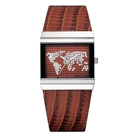 POLICE Timepieces - P10813B-12 - Montre Femme - Quartz - Analogique - Bracelet Cuir Marron
