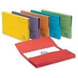 Electronics : Elba Bright Manilla Document Wallet 290gsm Foolscap Assorted Pack of 25 26610