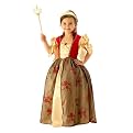 Girls' Princess Costume - Red/ Gold