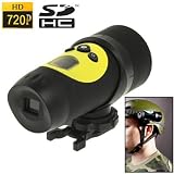 AT18A High Definition Waterproof Actioncam HD 720P Sport Helmet Action Video Camera DVR, AVI Video Format, Supports Upto 32GB SDHC Cards Ideal For Holidays, BMX, Skiing, Snowboarding, Rock Climbing, Paintball, Skydiving, Swimming, ATV, Motocross, Horse riding etc AT18A High Definition Waterproof Actioncam HD 720P Sport Helmet Action Video Camera DVR, AVI Video Format, Supports Upto 32GB SDHC Cards Ideal For Holidays, BMX, Skiing, Snowboarding, Rock Climbing, Paintball, Skydiving, Swimming, ATV, Motocross, Horse riding etc