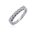 White Diamond Band Ring
