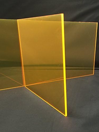 Fluorescent Orange Acrylic .118 12"x24" Nominal