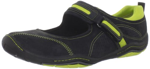 privo Women's Freeform Mary Jane,Black/Yellow,9.5 M US