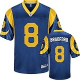 Reebok Sam Bradford St. Louis Rams Blue Authentic "1999" Jersey Size 52