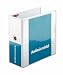 TOPS Cardinal Antimicrobial ClearVue Locking D-Ring Binder, 5 Inch, White, (32150)
