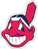 Cleveland Indians MLB 12 inch Vinyl Magnet Set Of 2