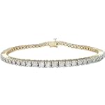 10k Choice of White or Yellow Gold Diamond 4-Prong Tennis Bracelet (5 cttw, I-J Color, I1-I2 Clarity), 7" $2,299.99