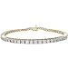 10k White or Yellow Gold Diamond 4-Prong Tennis Bracelet (5 cttw, I-J Color, I1-I2 Clarity) image 1