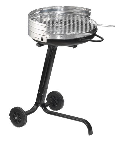 Alperk - Barbecue à charbon Rond 50cm avec roues