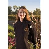 Chef Revival Black Ladies Cuisinier Jacket QC Lite Poly-Cotton - 2X - 2X by Chef Revival