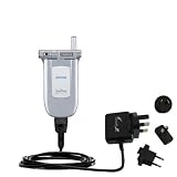 International Wall / AC Charger for the Samsung SGH-P400 - Gomadic Brand w/ TipExchange Technology