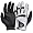 Zero Restriction Mens RainLeather Gloves - Cadet