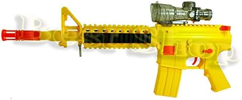 YK M16 Spring Power Toy Foam Dart & Water Polymer Ball 2-in-1 Shooting Gun Toy