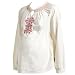 POLARN O. PYRET Cross Stitch Maternity Blouse - XS/Egg