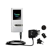 International Wall / AC Charger for the Cowon iAudio U5 - Gomadic Brand w/ TipExchange Technology