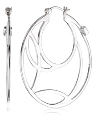 ELLE Jewelry "Medley" Sterling Silver Hoop Earrings