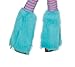 Aqua Fluffies Leg Warmers