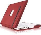 Case-Mate Signature Suit Notebook Case for 13 MacBook - Black with Red Accent Stripe
