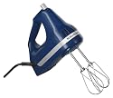 Factory Reconditioned KitchenAid RRKHM7BW 7-Speed Professional Hand Mixers, Blue Willow