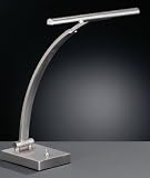 Diara Klavierleuchte Tischleuchte Nickel matt 2x 20W