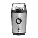 Hamilton Beach 80365 Custom Grind Hands-Free Coffee Grinder, Platinum