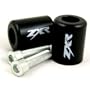 Kawasaki Ninja ZX6 ZX7 ZX9 ZX11 Black "ZXR" Bar Ends