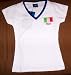 2010 WORLD CUP LADIES SPANDEX STRETCH italy SOCCER TSHIRT SIZE XL (WHITE VERSION)