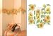 Wandsticker, Wandtatoo -Sonnenblumen- Neuheit 3 Bl. 16 x 34 cm